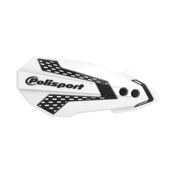Osłony rąk MX FLOW Biało Czarne Polisport | 8308200103