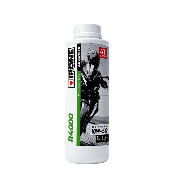 Olej silnikowy IPONE R4000 SEMISYNTETYK PLUS 10W50 (ESTER, MA2) 1L | 801139