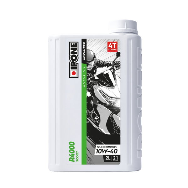Olej silnikowy IPONE R4000 SCOOT SEMISYNTETYK PLUS 10W40 2L | 801052