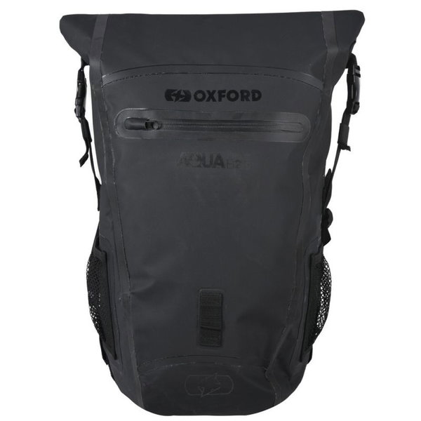 Plecak wodoodporny AQUA B-25 25L czarny/szary Oxford | OL456
