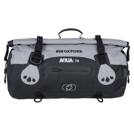 Torba AQUA T-70 Rollbag wodoodporna 70L czarny/szary Oxford | OL483