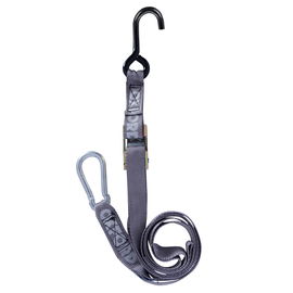 Oxford Pasy z klamrą do mocowania motocykla 2M Srebrny | OX743