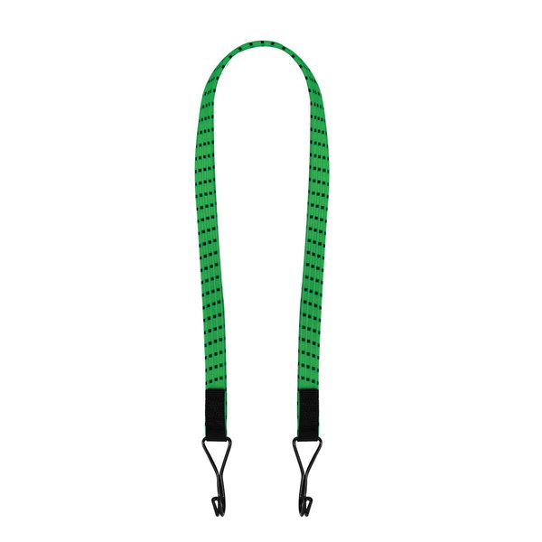Taśma zabezpieczająca bagaż Bungee 16mm x 600mm zielona Oxford | OX717