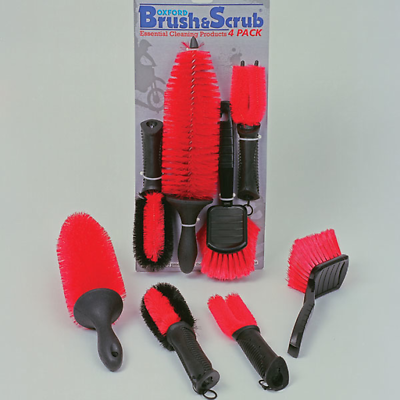 Zestaw szczotek do czyszczenia motocykla Brush Scrap 4 Pack Oxford | OX739