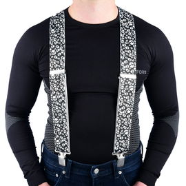 Szelki przypinane do spodni Czaszki Oxford | CA051