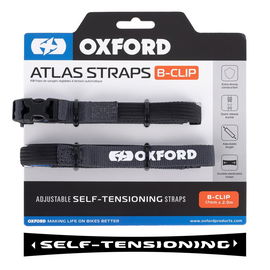 Pasy transportowe Atlas B-CLIP 17mm x 2m 2 szt. szare Oxford | OX316