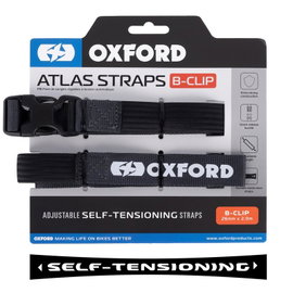 Pasy transportowe Atlas B-CLIP 26mm x 2m 2 szt. szare Oxford | OX322