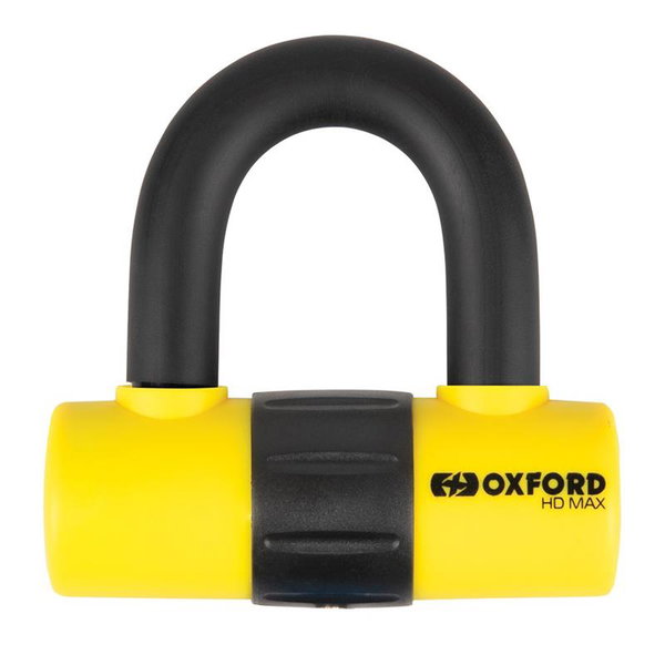 Kłódka na tarczę hamulcową HD MAX 14mm żółty fluo Oxford | LK311