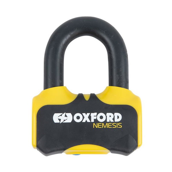 Kłódka na tarczę hamulcową Nemesis 16mm żółty fluo Oxford | LK471