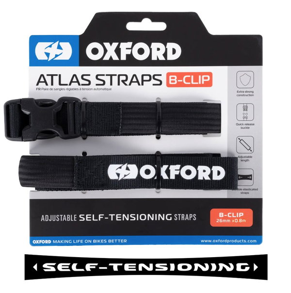 Pasy transportowe Atlas B-CLIP 26MM X 0,8 M czarny Oxford | OX325
