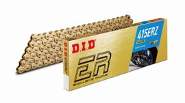 Łańcuch napędowy 415 ERZ 140 G&G otwarty z zapinką złoty DID | 415ERZ-140