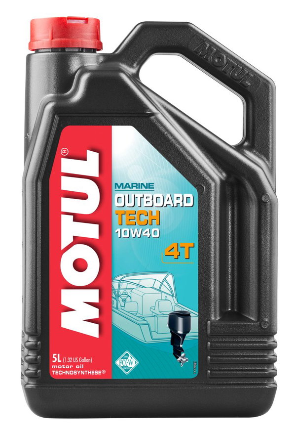 Olej silnik OUTBOARD TECH 4T 10W40 5L Motul | MU101749