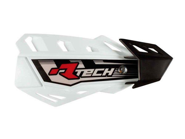 Osłony rąk HANDBARY FLX Cross/Enduro Biały RACETECH | KITPMFLBN00