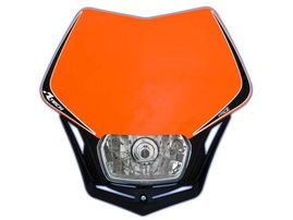 Lampa przednia KTM V-Face Pomarańczowy/Czarny RACETECH | MASKARNR008