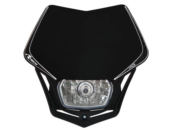 Lampa przednia V-Face Czarny RACETECH | MASKNR00008