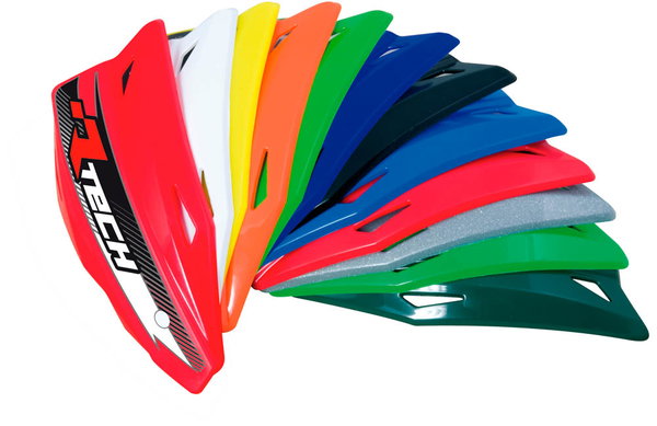 Plastiki zamienne do osłon rąk VERTIGO/ALU/ATV czerwone Racetech | REPPMVTRS00