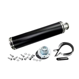 TŁUMIK TUNNINGOWY UNIWERSALNY ALUMINIUM04 (kolor: czarny)