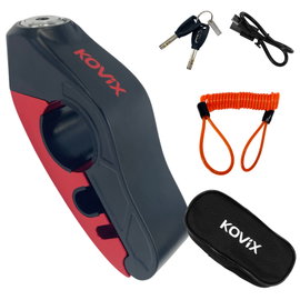 Blokada manetki Grip lock z alarmem ładowana USB-C KDS / C-009 KOVIX | BTHKOV042