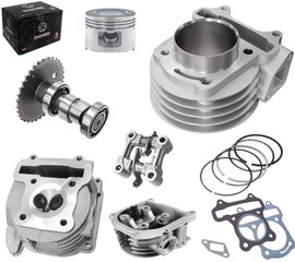 Zestaw cylinder głowica Skuter GY6 139QMB / 139QMA 80 cm3 MORETTI