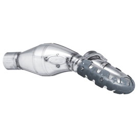 Osłona kolektora wydechowego (4T) Długa 40cm Szary Nardo Grey Polisport