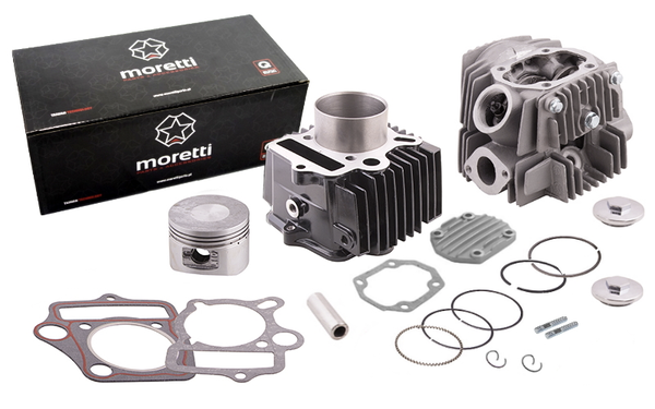 Cylinder i głowica Moretti do motoroweru 4T 110cc 152FMB 139FMB Motorower