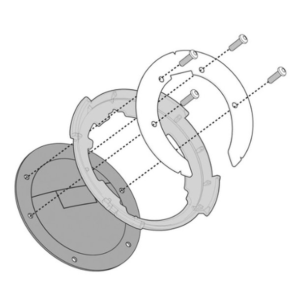 Mocowanie adapter Tanklock Ducati Streetfighter V4 1110 Kappa | BF77K