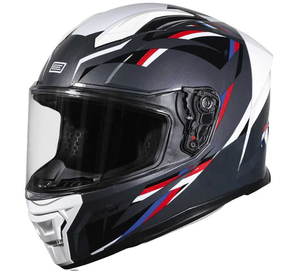 Kask ORIGINE PISTA MESH gloss white cool grey XL
