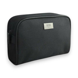 Kosmetyczka Męska Hugo Boss Textile Pouch Czarna – Podróżna