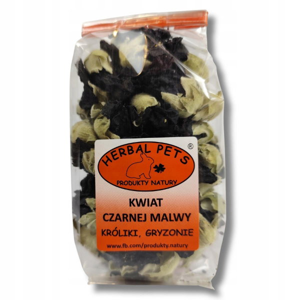 Zioła dla szynszyli Kwiat czarnej malwy Herbal Pets 20g