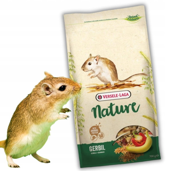 Karma dla myszoskoczka Versele-Laga Nature Gerbil 700g z dodatkiem owadów