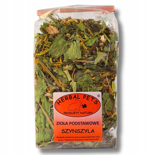 Zioła podstawowe dla szynszyli Herbal Pets 100g