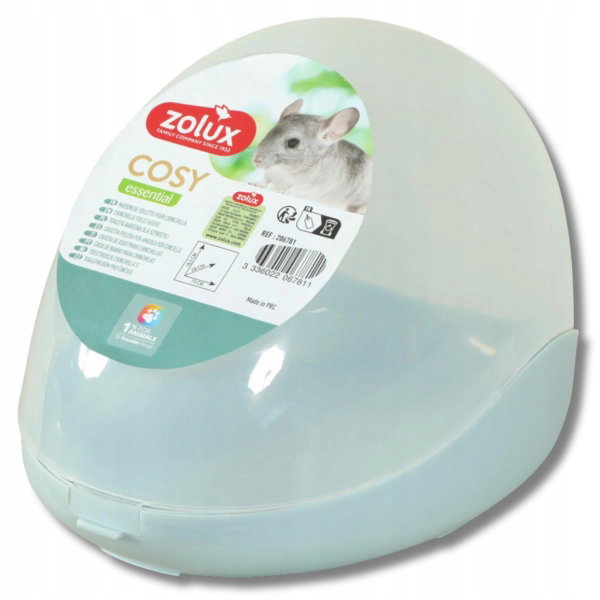Toaleta dla szynszyli ZOLUX COSY niebieska - wanienka do kąpieli 28,5 cm