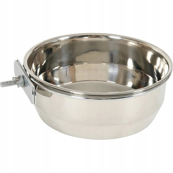 Miseczka dla ptaków i gryzoni przykręcana 15cm 0,84L miska metalowa