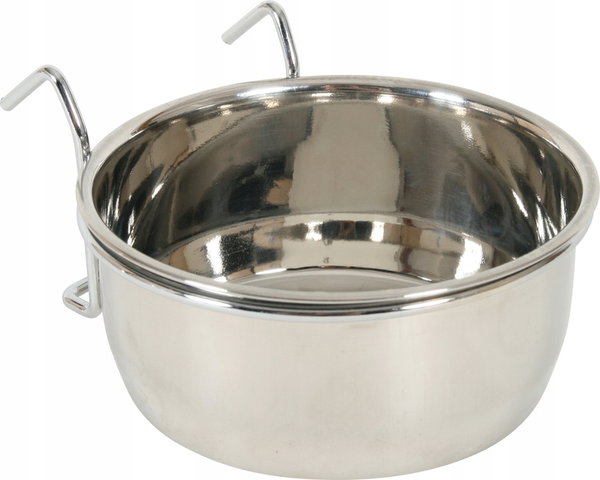 Miseczka dla ptaków i gryzoni zawieszana 15cm 0,84L miska metalowa