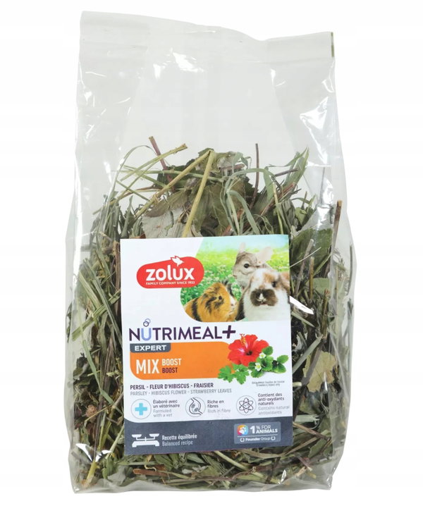 Zioła dla królika szynszyli Mieszanka ZIÓŁ pobudzająca Zolux Nutrimeal 100g