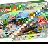 LEGO DUPLO Pociąg Parowy, Kreatywna Zabawka dla 2-latka do Zbudowania, Zestaw Ko