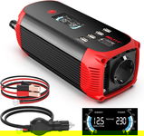 BELTTT Falownik 500 W / 12 V na 230 V przetwornica napięcia/konwerter z 4 portam