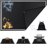 Liveinu Fire Bowl Mat, mata do paleniska, mata do grilla, odporna na ciepło mata