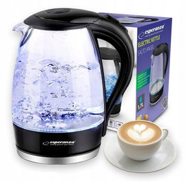 SZKLANY CZAJNIK ELEKTRYCZNY BEZPRZEWODOWY 2200W