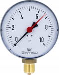 AFRISO MANOMETR RADIALNY GRZEWCZY RF 100 DOLNY PIONOWY 1/2" 0-10 BAR