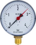 AFRISO MANOMETR RADIALNY GRZEWCZY RF 100 DOLNY PIONOWY 1/2" 0-4 BAR