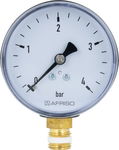 AFRISO RF 63 RAD MANOMETR GRZEWCZY PIONOWY DOLNY 1/4" FI 63MM 0-4 BAR
