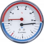 AFRISO TM 80 TERMOMANOMETR FI80 MM 0-4 BAR 20-120°C G1/4" AX KL. 2,5