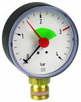 AFRISO HZ 80 MANOMETR GRZEWCZY RADIALNY PIONOWY DOLNY 1/2" FI 80MM 0-4 BAR