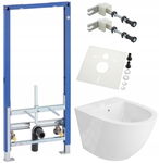 GEBERIT STELAŻ PODTYNKOWY DO BIDETU + LAVITA BIDET WISZĄCY WSPORNIKI MATA
