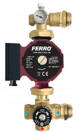 FERRO GRUPA POMPOWA MIESZAJĄCA DO ROZDZIELACZA Z ZAWOREM 4 DROGOWYM I POMPĄ