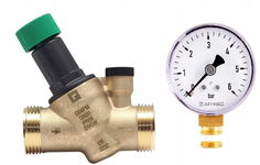 HONEYWELL D04FM-1/2A REDUKTOR CIŚNIENIA 1/2 + MANOMETR AFRISO ZESTAW