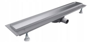 OMNIRES LOWFIX ODPŁYW LINIOWY DO WKLEJANIA PŁYTEK 80CM SREBRNY PÓŁMAT