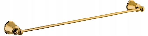 OMNIRES ART LINE WIESZAK NA RĘCZNIK 65CM ZŁOTY POŁYSK