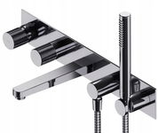 OMNIRES CONTOUR BATERIA WANNOWA 5-OTWOROWA PODTYNKOWA CHROM